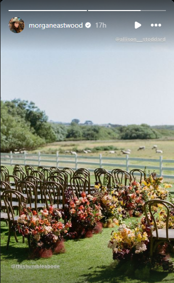 Inside Morgan Eastwood's wedding | Source: Instagram.com/morganeastwood