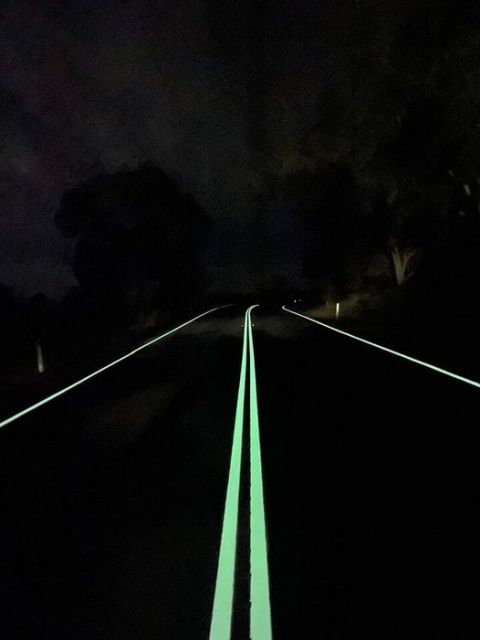 HT1. Australia Implements ‘Glow In The Dark’ Road Markings To Improve Safety