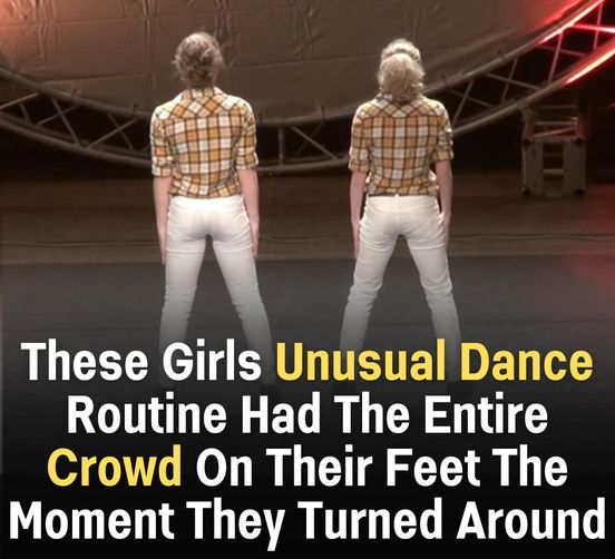 HT1. WATCH : This Unusual Dance Routine by Two Girls Had the Entire Crowd On Their Feet from the Moment They Turned Around!