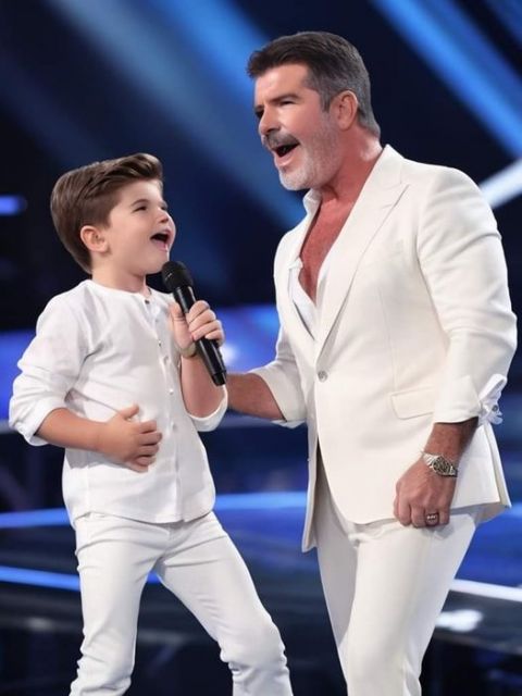 HT4. It was an unforgettable! Simon Cowell and son sing an Adorably Angelic Version of “Don’t stop believin”. Watch video in comments below